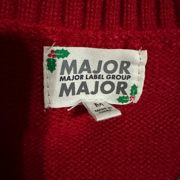 Ugly Christmas Sweater Vest. Festive gingerbread men. Sz med. - Picture 3 of 4